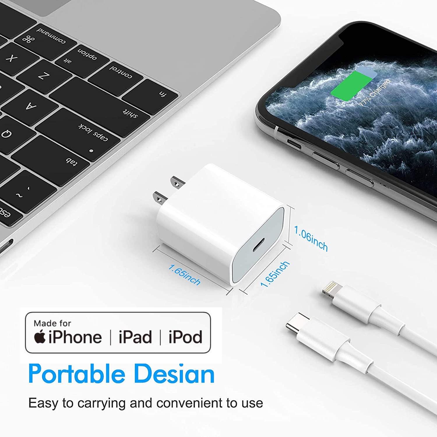 20W Iphone Usb-C Power Adapter Charger - eShop Now