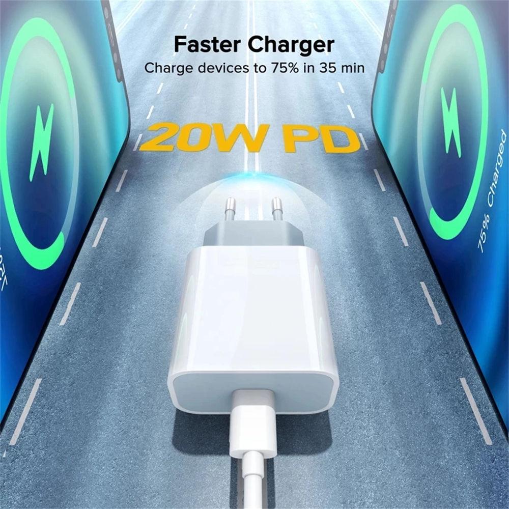 20W Iphone Usb-C Power Adapter Charger - eShop Now