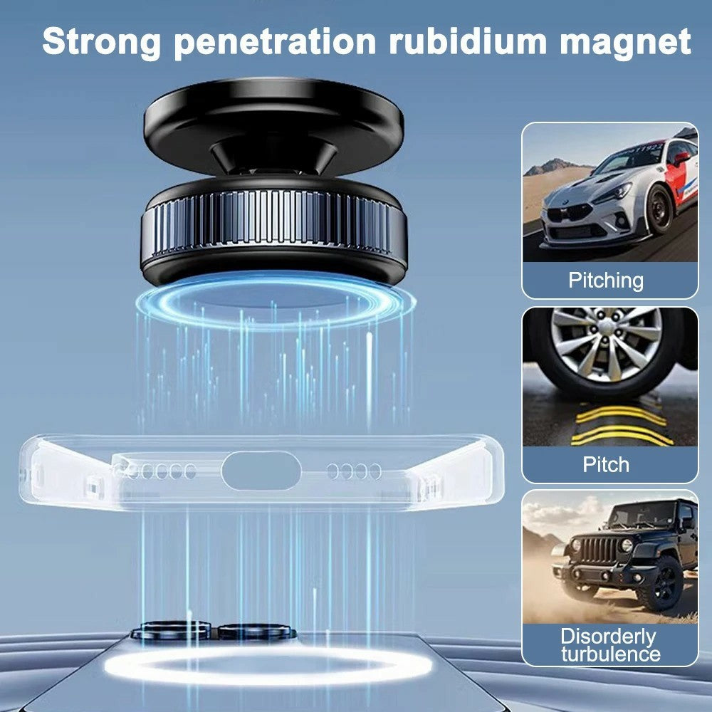 Solid Stand - 360° Magnetic Car Phone Holder With Strong Suction Base