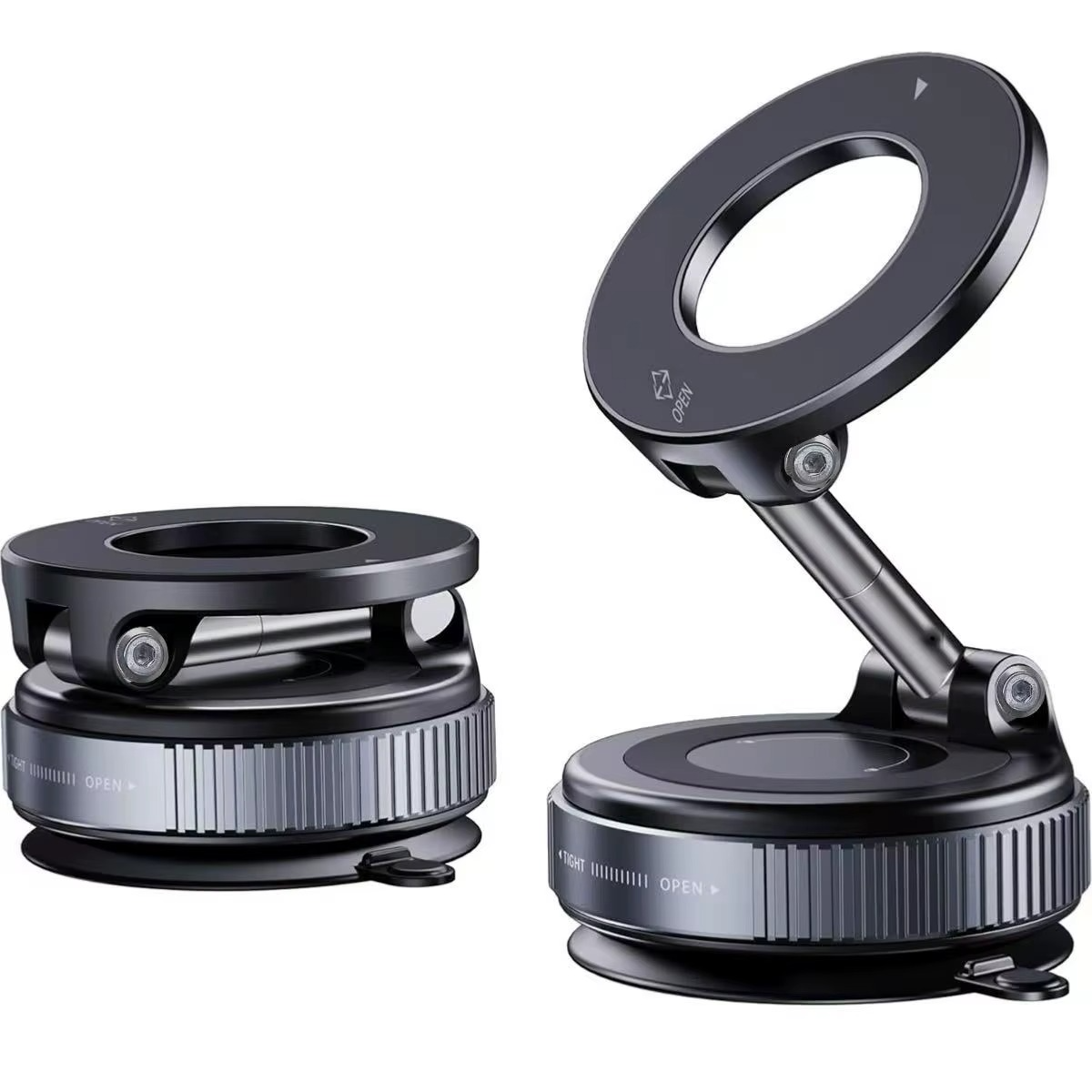 360° Magnetic Car Phone Holder With Strong Suction Base