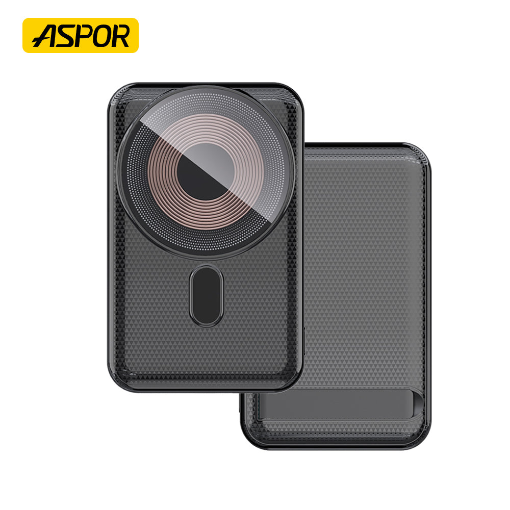 ASPOR 22.5W 10,000 mAh Wireless & Fast Power Bank - eShop Now