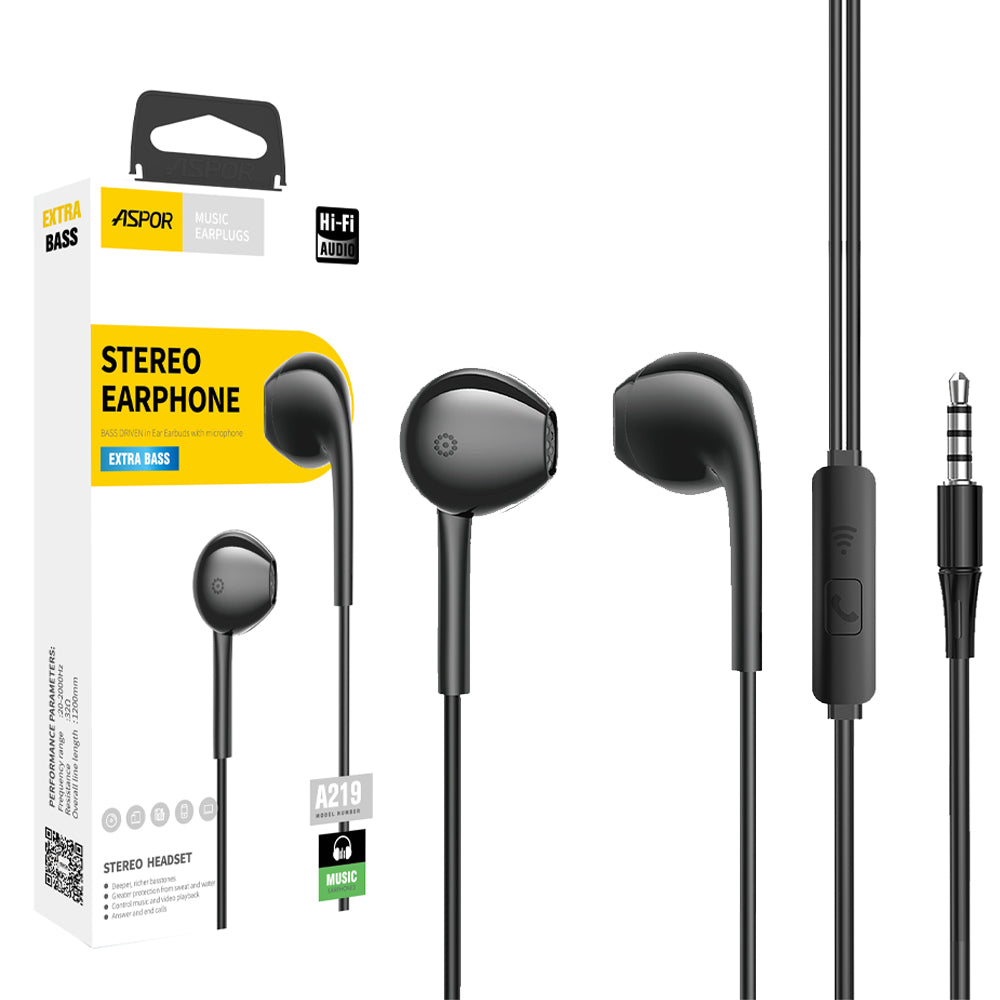 Aspor 3.5mm Earphone - eShop Now