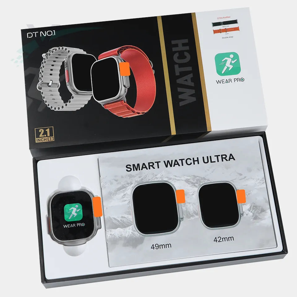 DT8 Ultra Max Smartwatch - 2 Straps - eShop Now