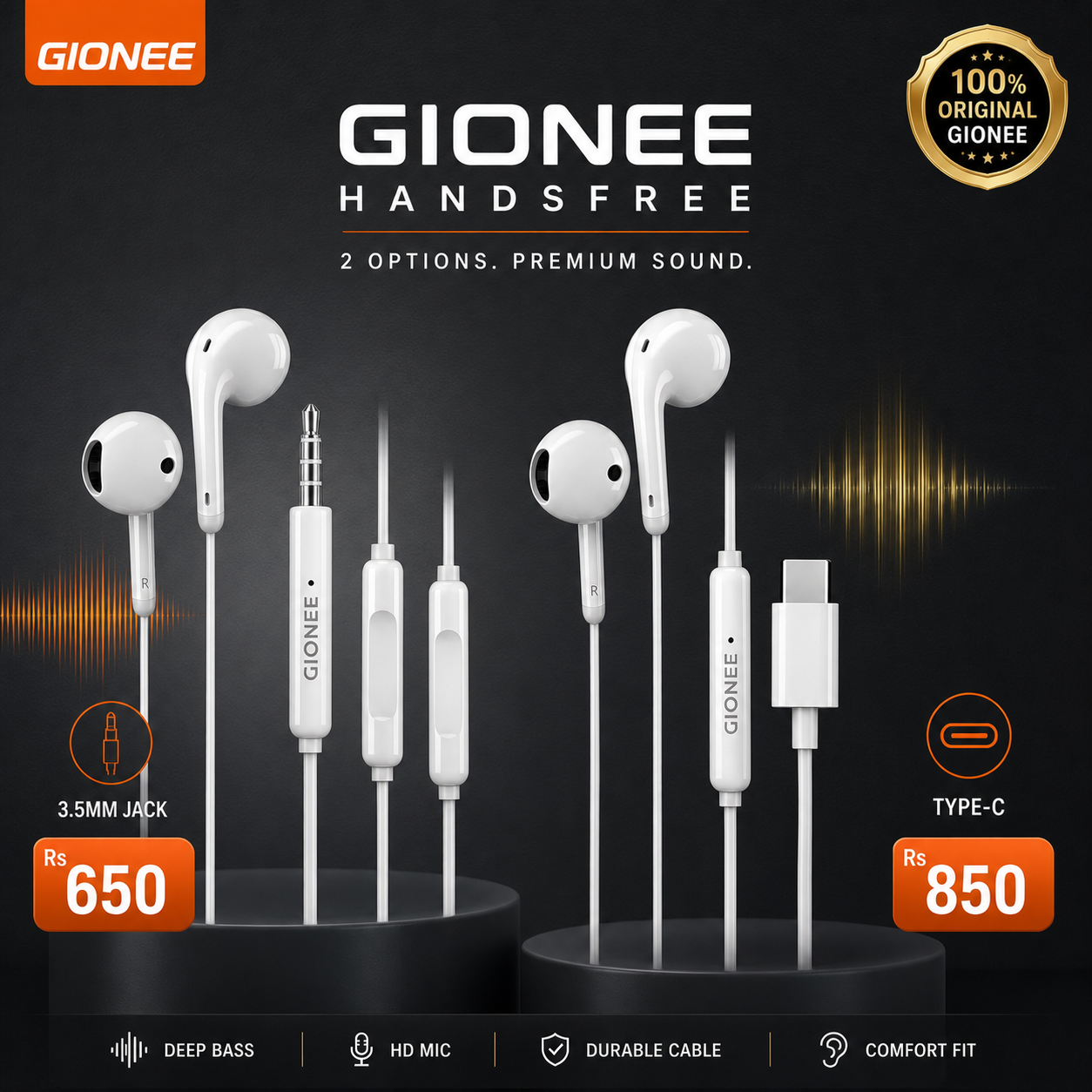 Gionee Handsfree (Original)