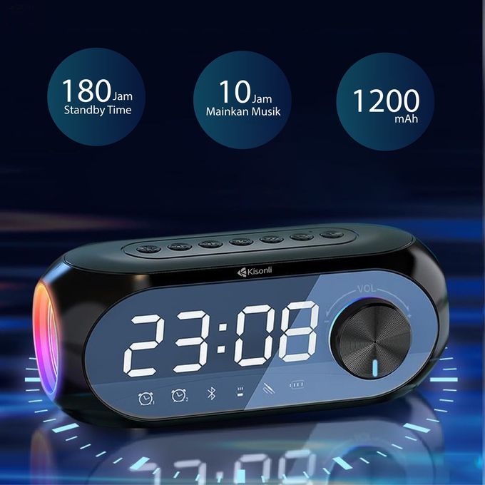 Kisonli LP-2S RGB Speaker Alarm Clock