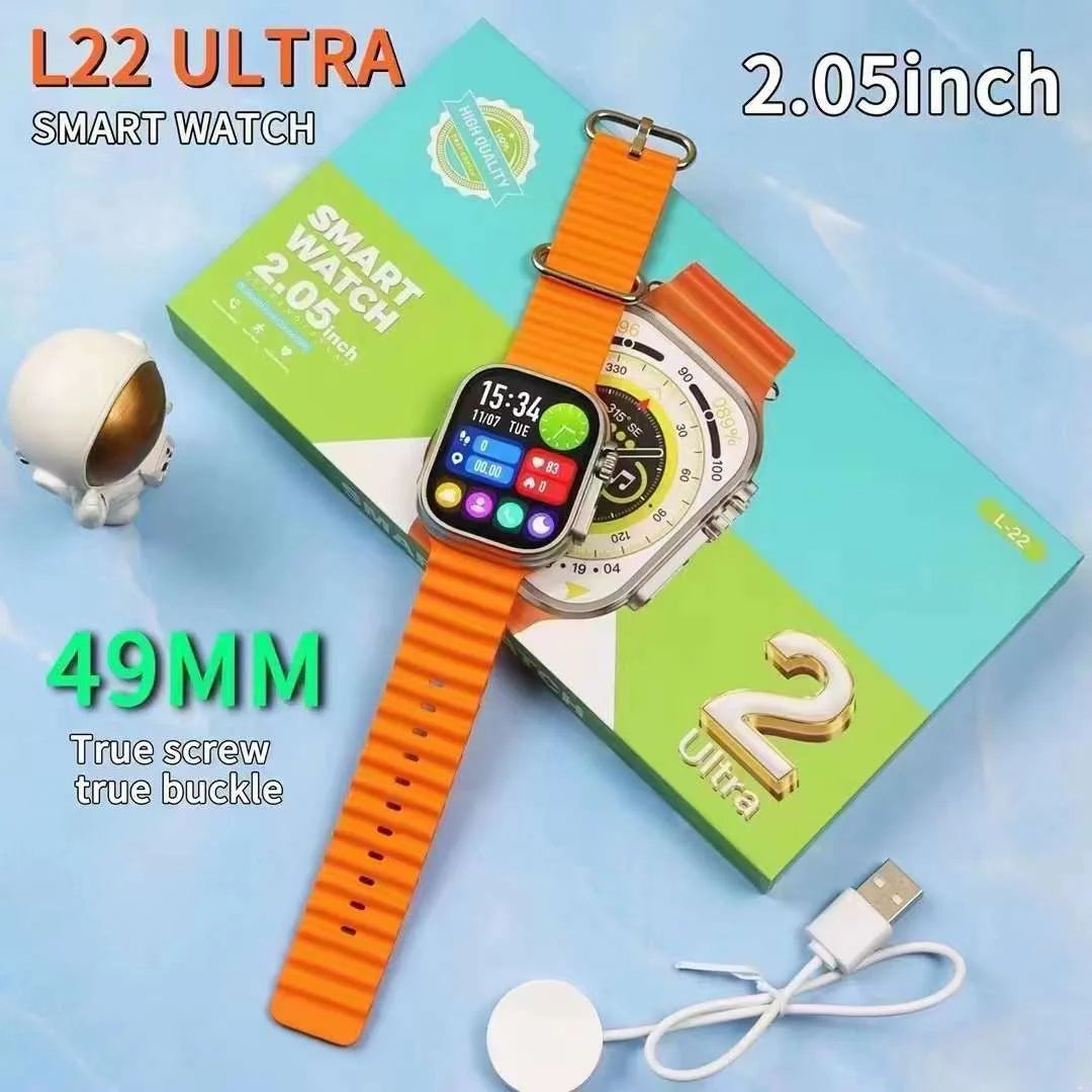 L22 Ultra 2 Smart Watch 49mm - eShop Now