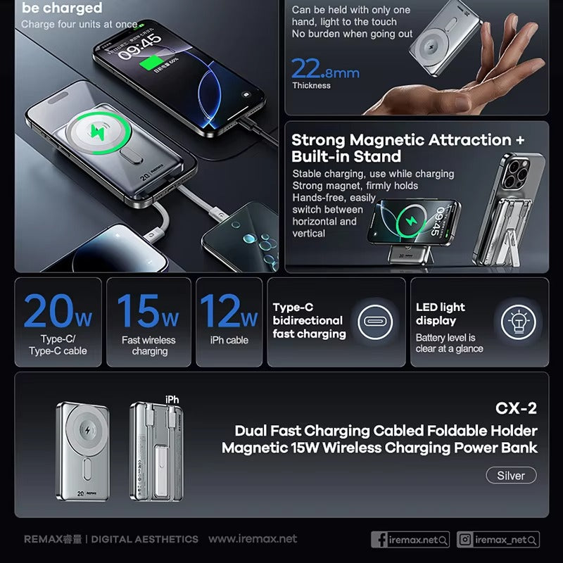 Remax Powerbank 10,000mah With Stand