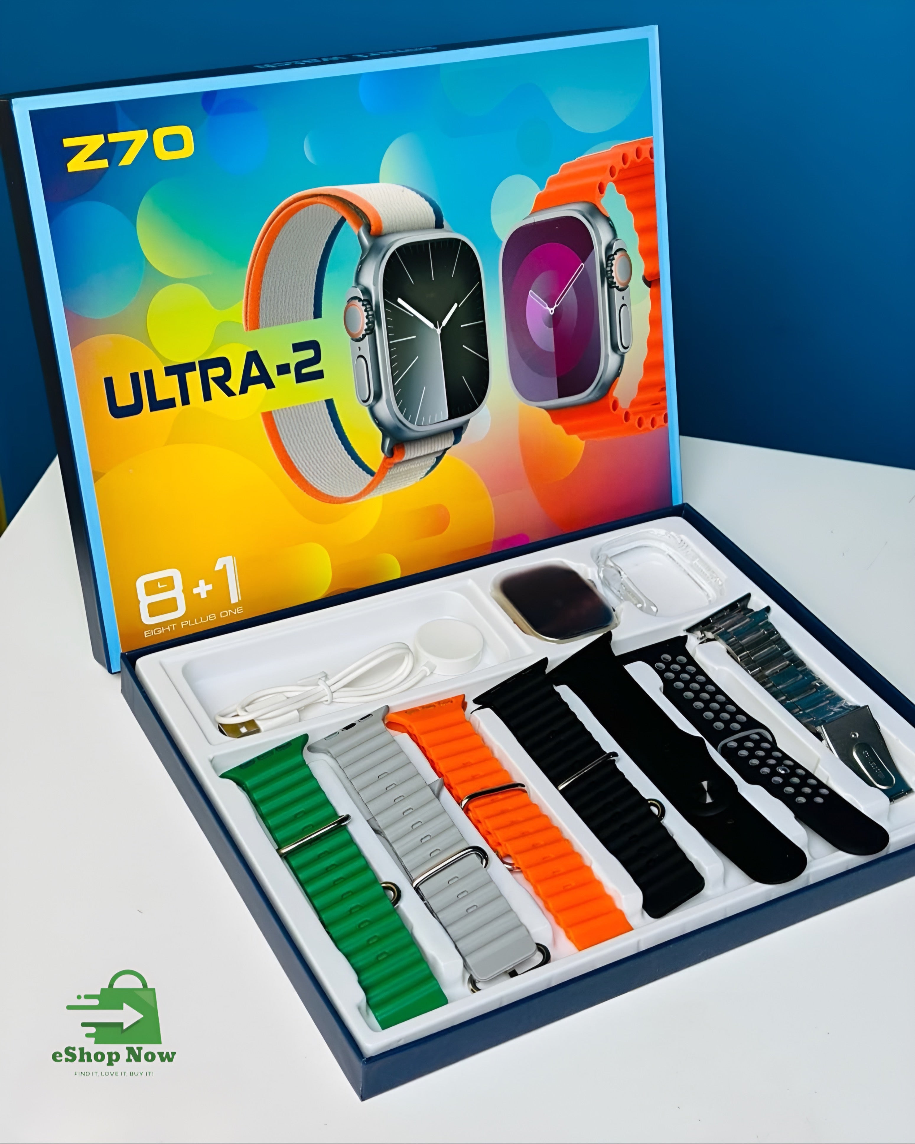Z70 Ultra 2 Smart Watch - 7 Straps - eShop Now