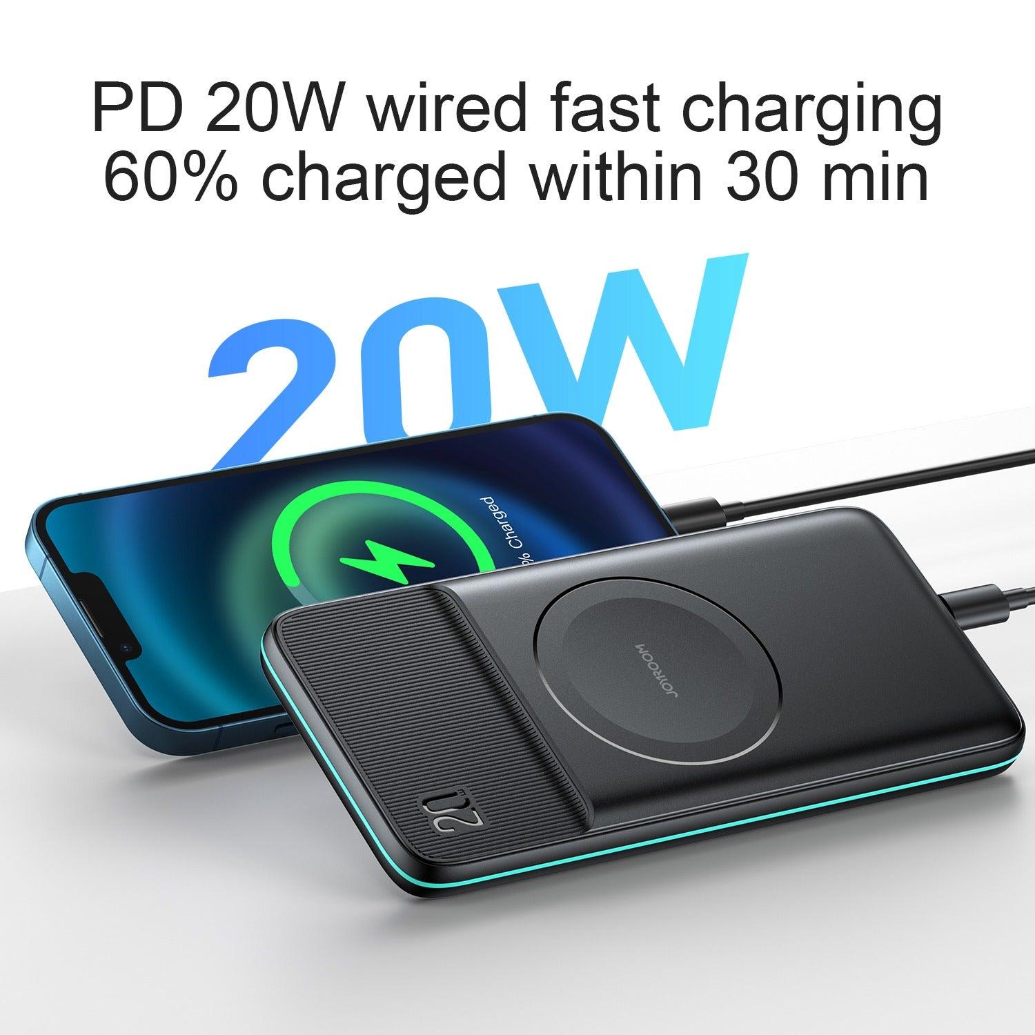 Joyroom 20W Magnetic Wireless powerbank 10,000 mAh - eShop Now