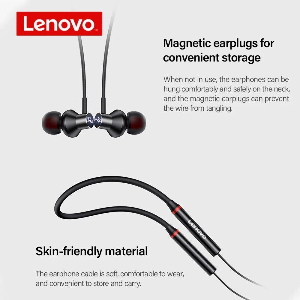 Lenovo HE05 Neckband Bluetooth Headset