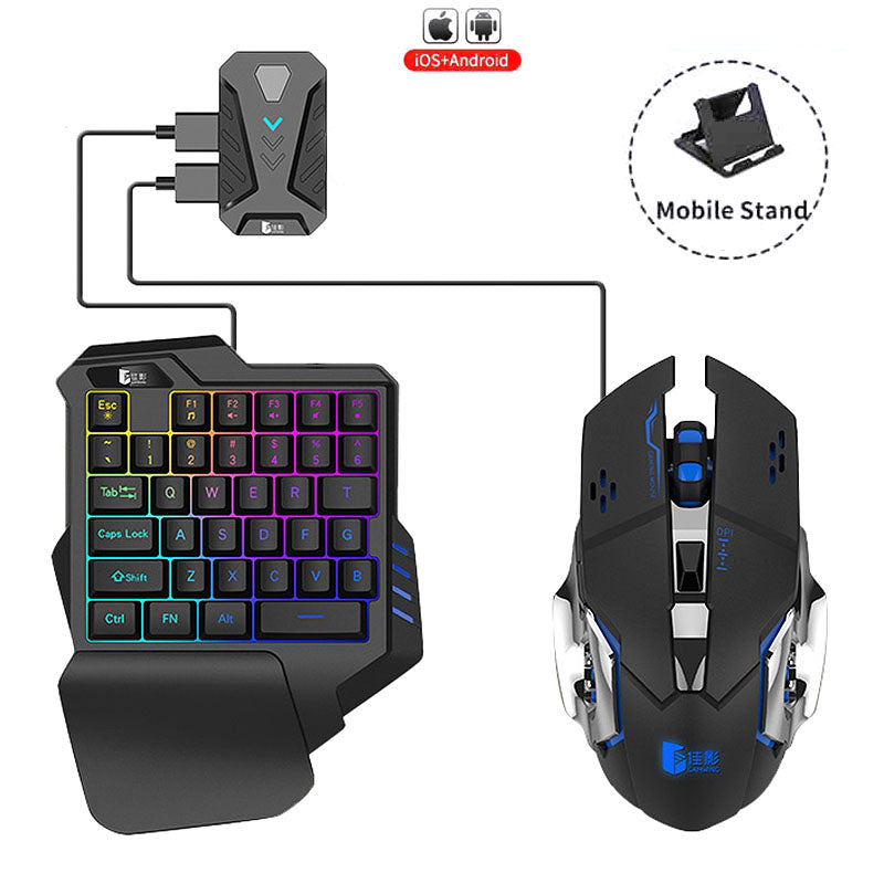 5-in-1 Combo Gaming Wireless Bluetooth Keyboard and Mouse - eShop Now