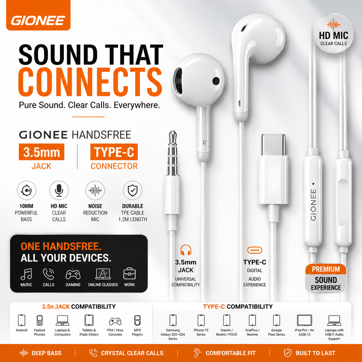 Gionee Handsfree (Original)