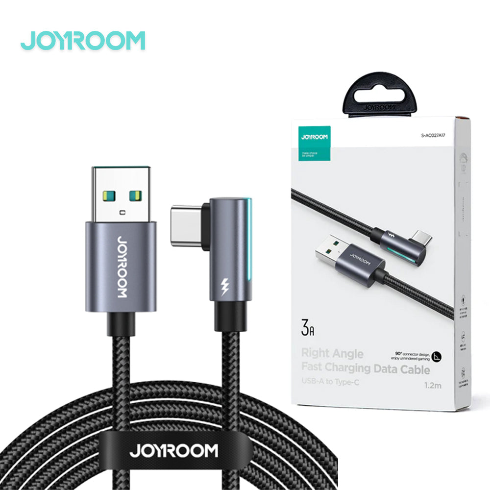 Joyroom SmoothGame Series 2.4A USB-A To Lightning Right Angle Fast Charging Data Cable - eShop Now