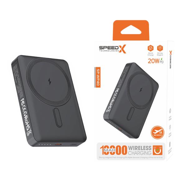 SpeedX 10,000mah Magnetic Wireless Power Bank