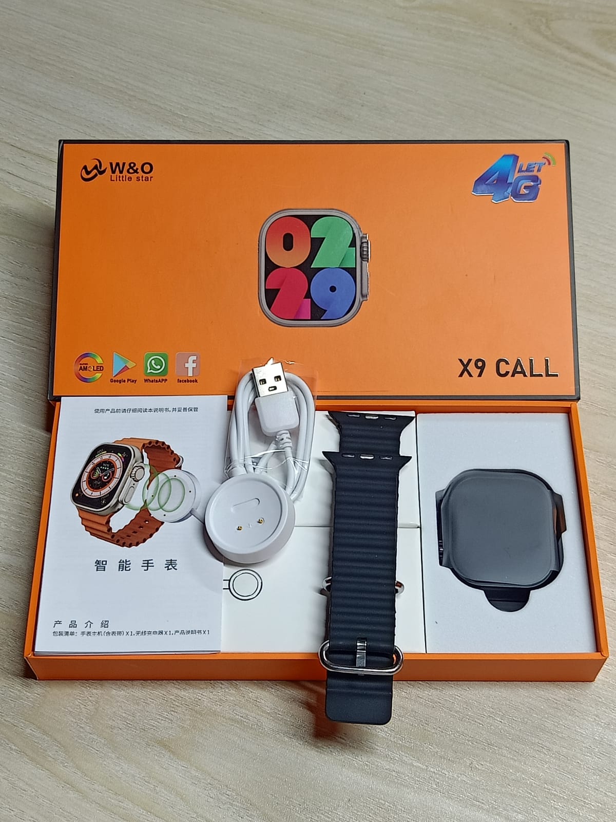W&O X9 4G Android Smartwatch - eShop Now