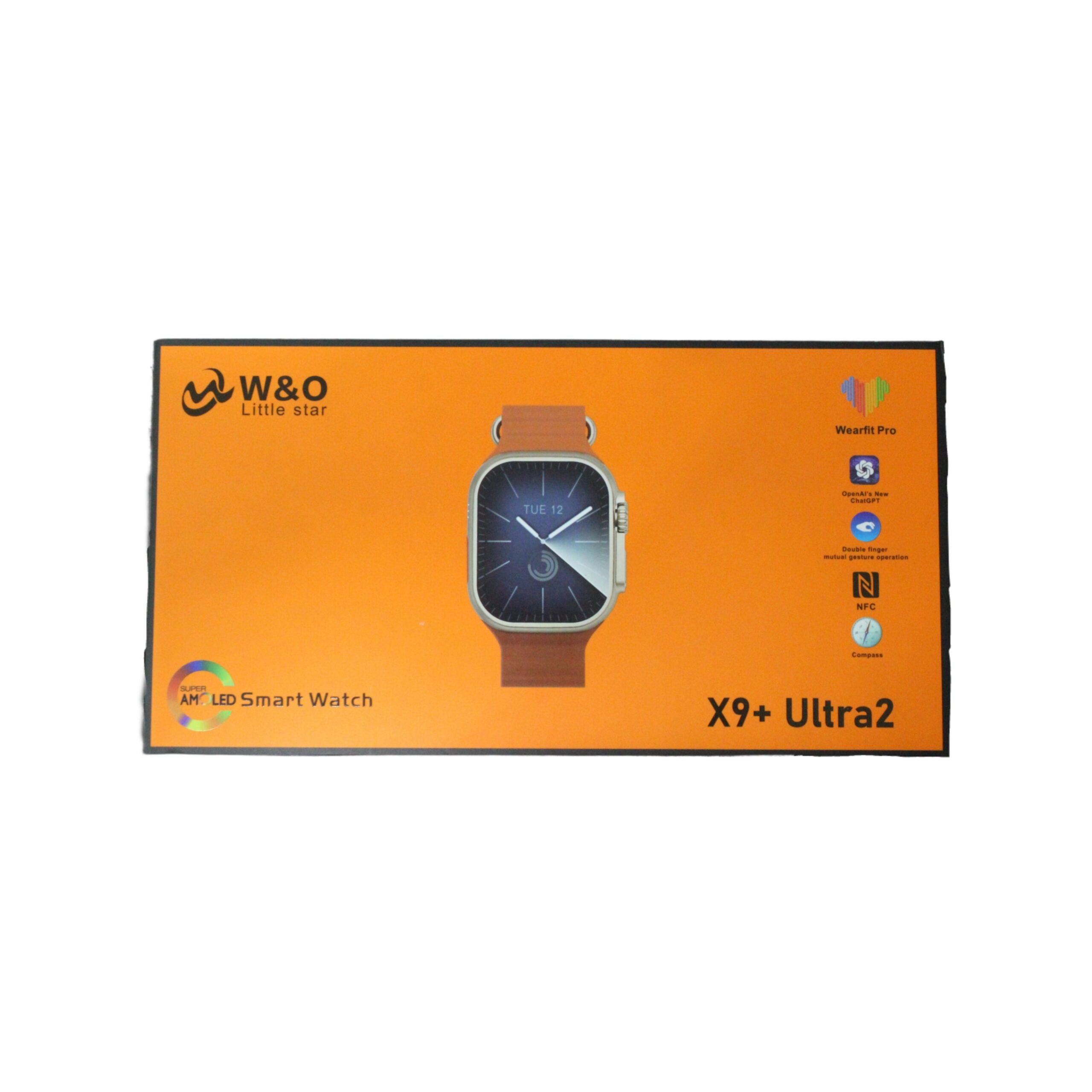 W&O X9+Ultra 2 Smart Watch - 2 Straps - eShop Now