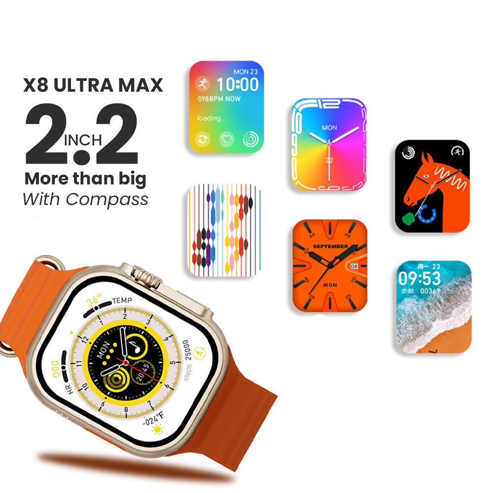 X8 Ultra MAX Smart Watch – eShop Now