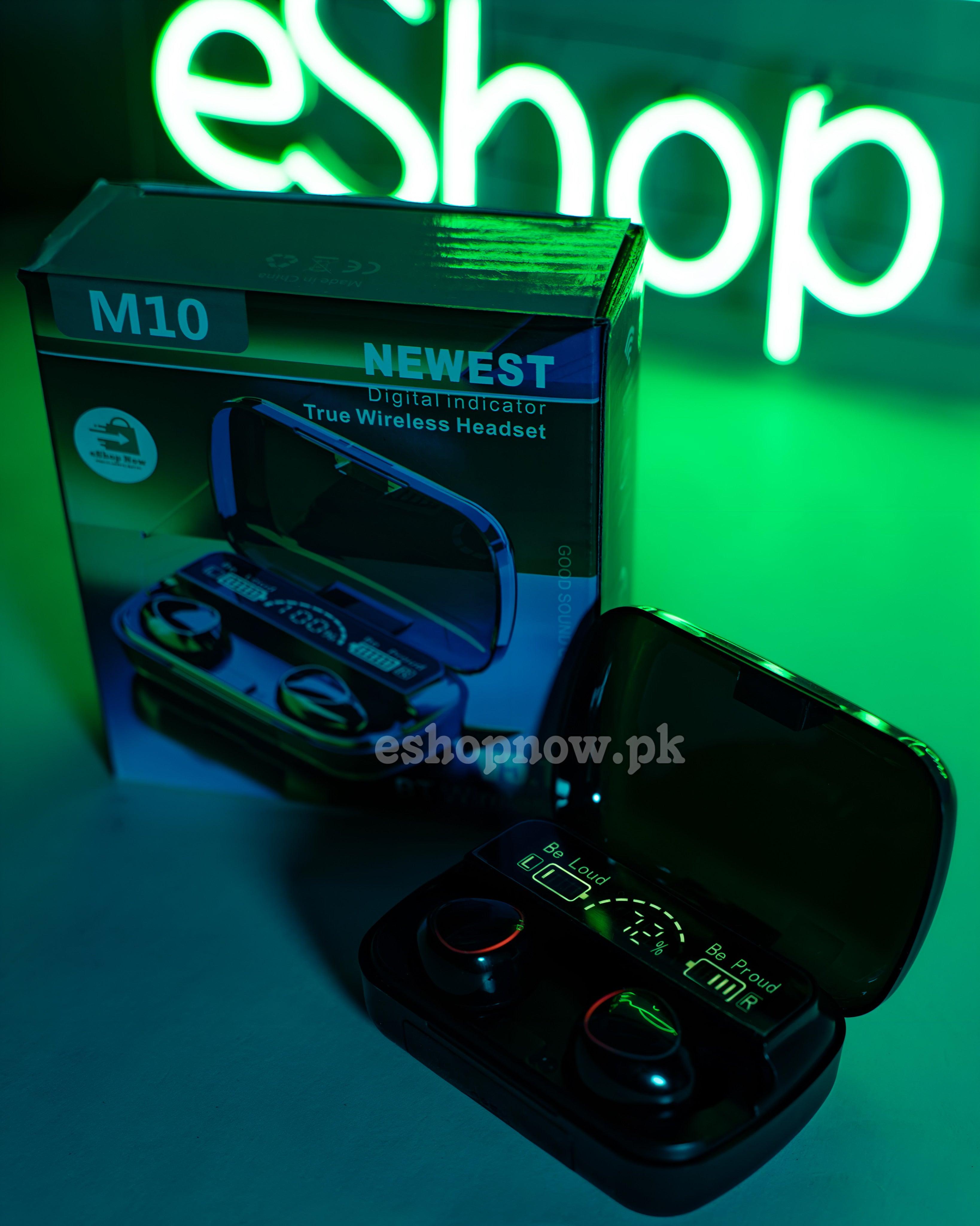 ESN-1 Wireless Earbuds Touch Control LED Digital Display - eShop Now