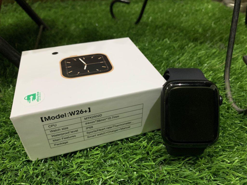 W26 smart hotsell watch size